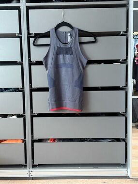 Adidas Black Tank Top with Red Detail